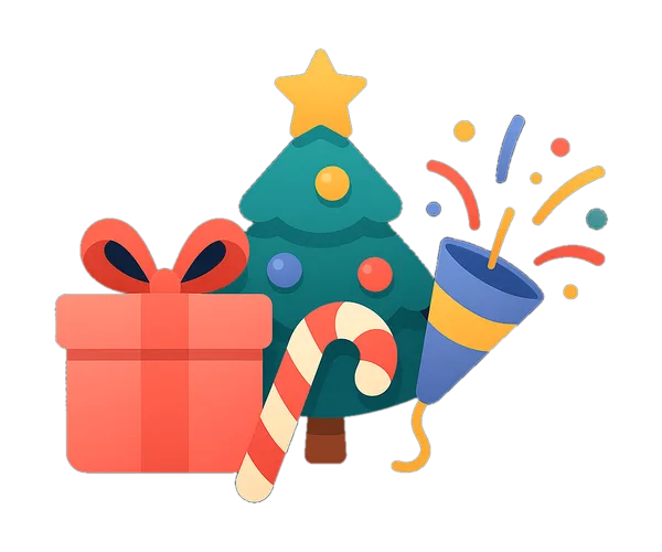 Holiday Party pack illustration